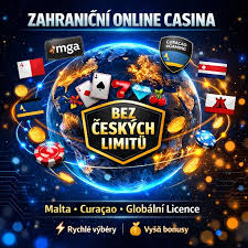 Zahraniční casina pro české hráče - Bezpečné hraní online
